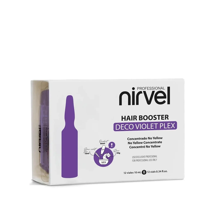 Nirvel Hair Booster Deco Violet Plex Αμπούλες Μαλλιών 10ml