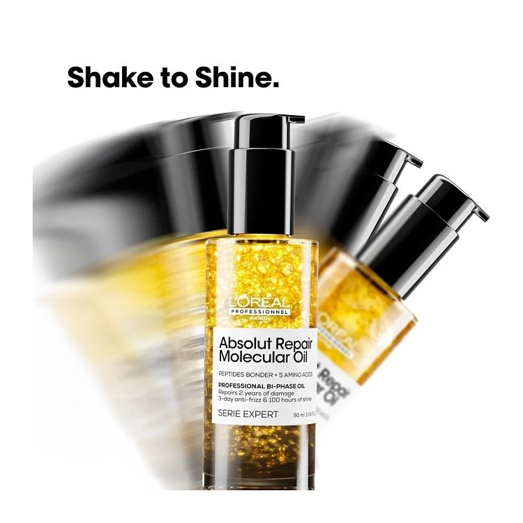 L’Oreal Absolut Repair Molecular Bi-Phase Oil Για Ταλαιπωρημένα Μαλλιά 30ml