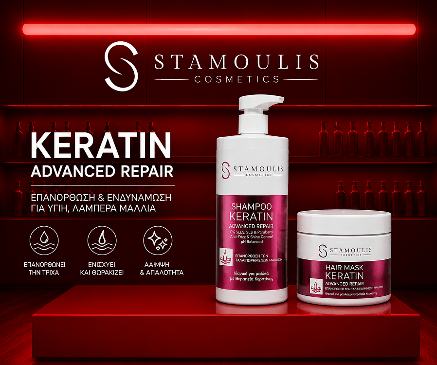 Θεραπεία Μαλλιών Keratin Infusion Μάσκα 500ml & Σαμπουάν 500ml