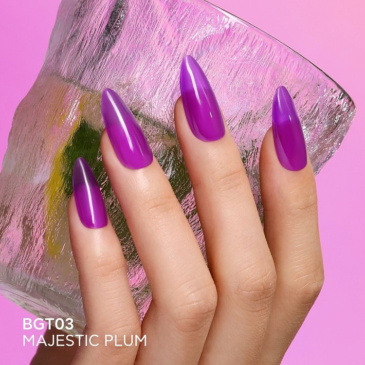 NO WIPE SMART TOP COAT - GLASS - MAJESTIC PLUM