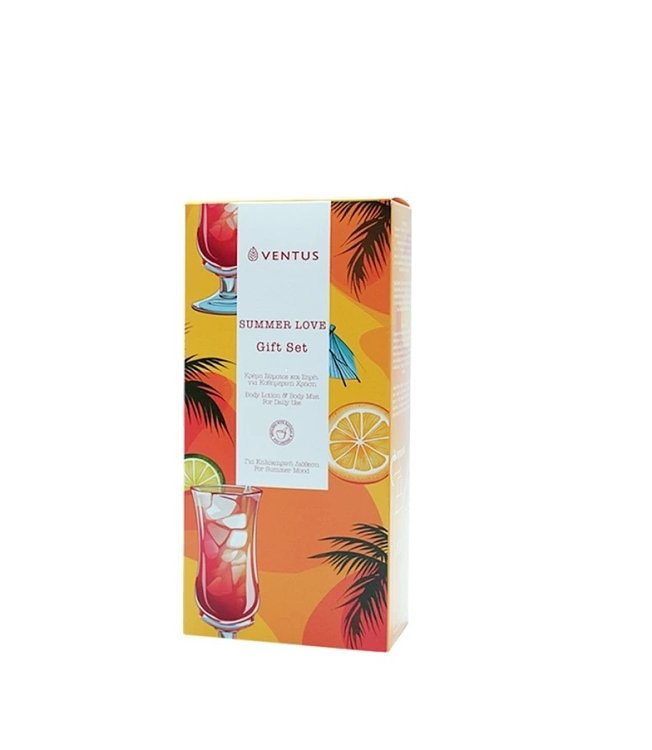 Ventus Summer Love Gift Box   Body Mist 100ml+Body Cream 250ml