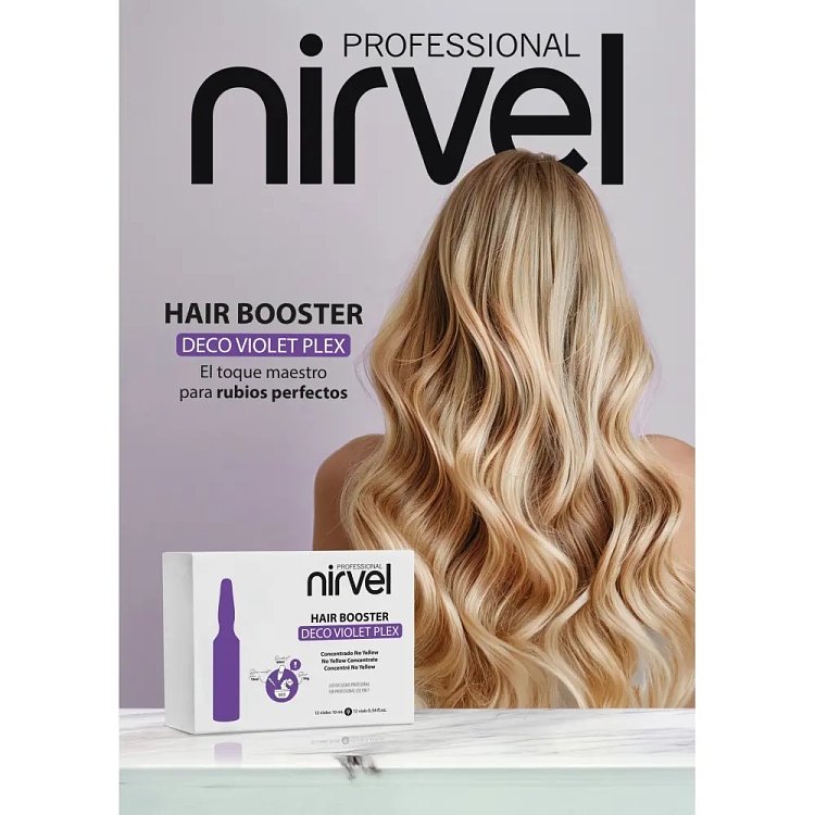 Nirvel Hair Booster Deco Violet Plex Αμπούλες Μαλλιών 10ml