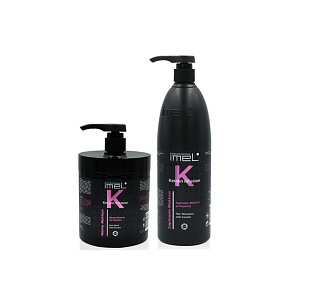 Μάσκα & Σαμπουάν  Μαλλιών Imel Keratin Infusion 1000ml
