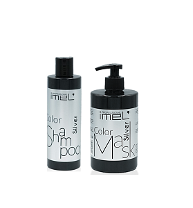 Imel Silver Color Shampoo & Mask  250ml - 500ml