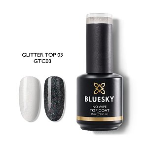 NO WIPE TOP COAT-MULTY GLITTER