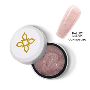 GUM GEL PINK GLITTER 35gr