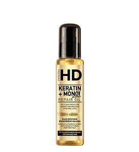HD KERATIN & MONOI DE TAHITI ΕΛΑΙΟ ΕΝΤΑΤΙΚΗΣ ΠΕΡΙΠΟΙΗΣΗΣ 100ML